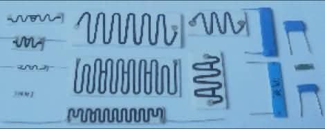 片状玻璃釉高压高阻电阻